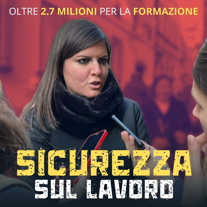 Sicurezza sul lavoro: oltre 2,7 milioni per la formazione