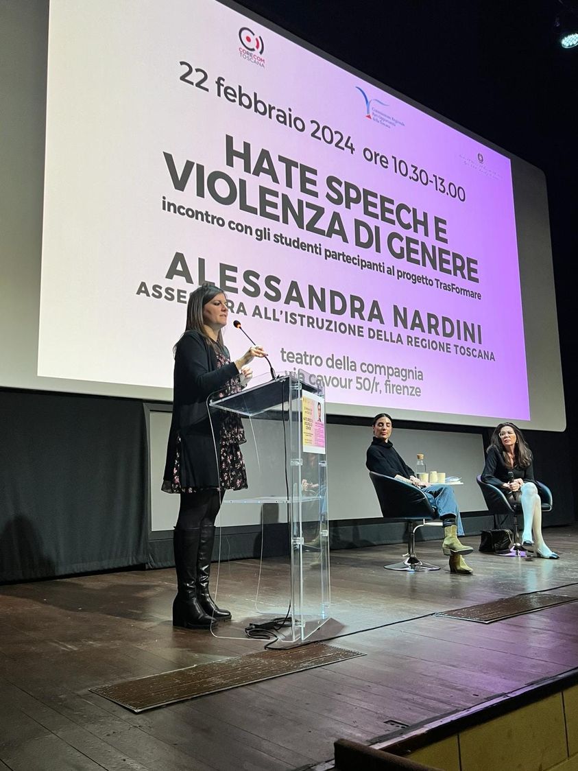 “Hate speech e violenza di genere”: discussione al Cinema La Compagnia di Firenze