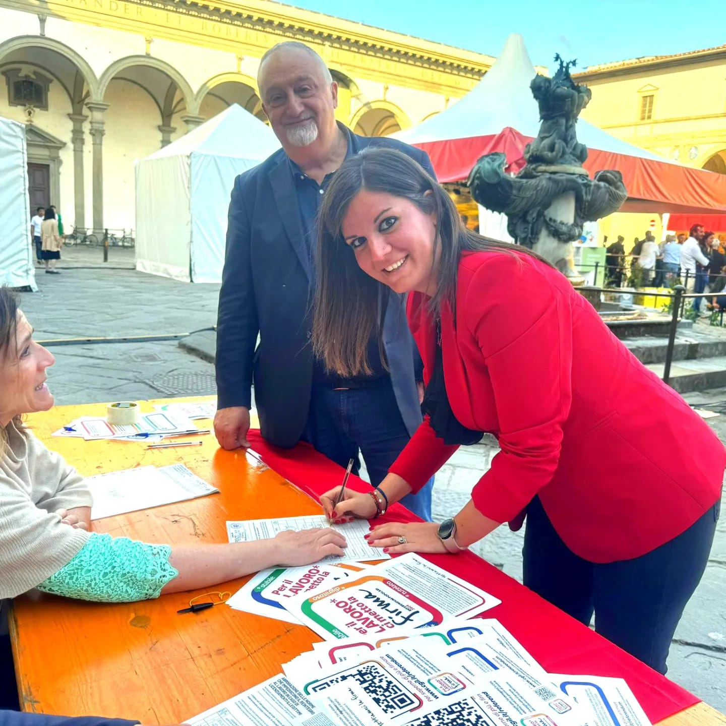 Firma dei referendum promossi dalla CGIL Confederazione Generale Italiana del Lavoro